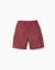 Short long cargo en sergé avec cordon de serrage Beige clair+Bleu foncé+Marrón 10 - vertbaudet enfant 