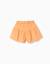 Short en coton avec doublure et taille paperbag Jaune foncé 2 - vertbaudet enfant 