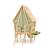 Maisonnette tente bois fsc toboggan cuisine yuki 350 Naturel/vert 1 - vertbaudet enfant 