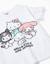 Pyjama à manches courtes en coton avec imprimé hello kitty Blanc 3 - vertbaudet enfant 