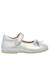 Ballerines en cuir laminé ballet Argent- 1 - vertbaudet enfant 