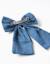 Barrette à cheveux avec nœud en jean Bleu 2 - vertbaudet enfant 