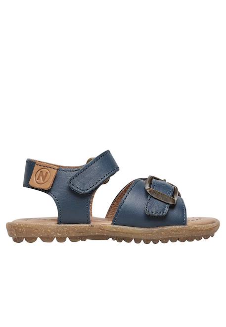 Sandales en cuir parin Blanc crème-+Cognac-+Marine- 11 - vertbaudet enfant 