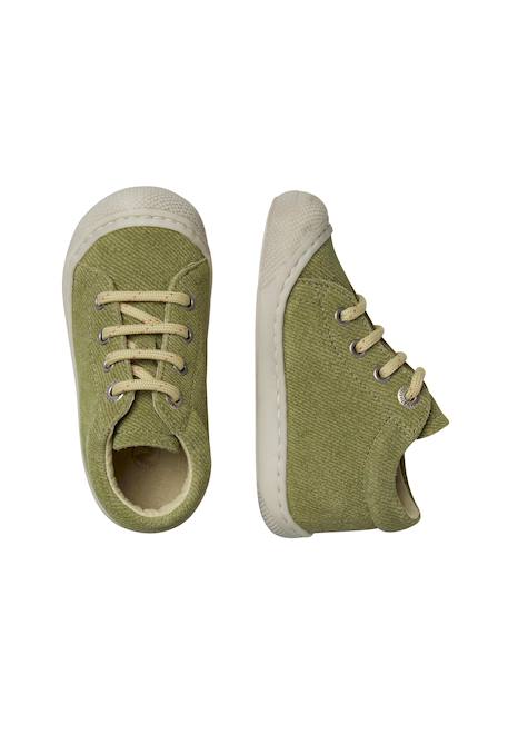 Chaussures premiers pas en suède cocoon Sable-+Vert- 9 - vertbaudet enfant 