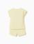 Pyjama à manches courtes en coton avec imprimé hello kitty Jaune clair 2 - vertbaudet enfant 