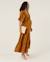 Robe de grossesse et d'allaitement claudette Camel+Petunia 4 - vertbaudet enfant 