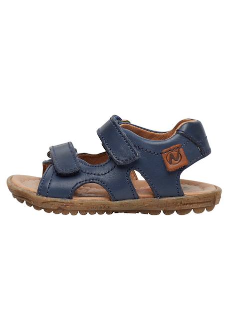 Sandales en cuir sky Beige-+Bleu clair-+Cognac-+Marine-+Orange-+Vert clair- 18 - vertbaudet enfant 
