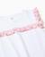 Pyjama court en coton à rayures et motif de cœurs Blanc 4 - vertbaudet enfant 