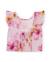 Chemise fille en tissu tissé avec volants latéraux Rose 3 - vertbaudet enfant 