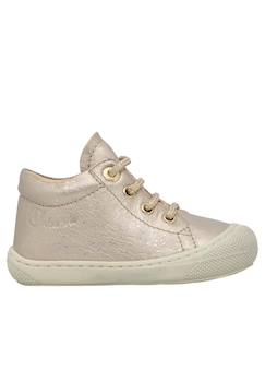 Chaussures-Chaussures bébé 17-26-Chaussures en cuir metallisé cocoon