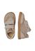 Sneakers pieds nus en cuir et tissu kevis 2 vl. Gris tourterelle- 4 - vertbaudet enfant 