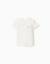 T-shirt en coton avec imprimé éléphant Beige clair 1 - vertbaudet enfant 
