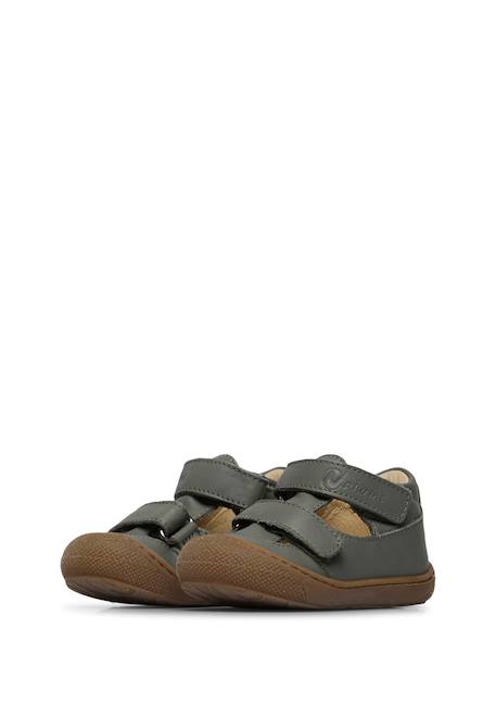 Sandales semi puffy Bleu-+Cognac-+Jaune-+Marine-+Orange-+Rose-+Vert olive- 35 - vertbaudet enfant 