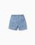 Short en jean avec minnie et taille élastiquée Bleu 2 - vertbaudet enfant 