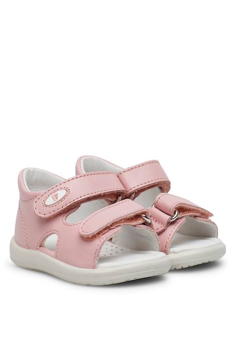 Sandales ouvertes à scratch new river Blanc-+Rose- 7 - vertbaudet enfant 