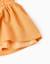 Short en coton avec doublure et taille paperbag Jaune foncé 4 - vertbaudet enfant 