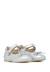 Ballerines en cuir laminé ballet Argent- 2 - vertbaudet enfant 