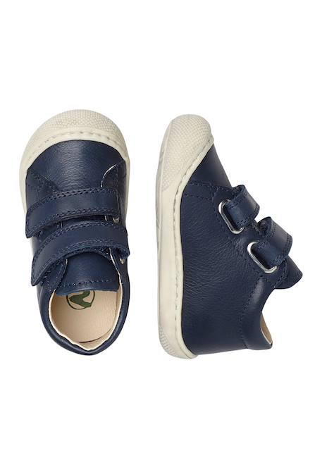 Chaussures premiers pas en cuir cocoon vl Blanc-+Bleu foncé-+Bleu-bleu ciel-+Gris-+Gris tourterelle-+Gris-bleu-+Jaune- 9 - vertbaudet enfant 