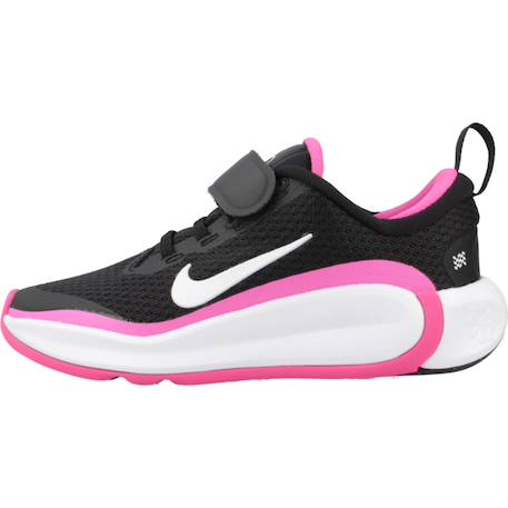 Baskets enfant fille en textile Blanc+Noir+Noir blanc+Noir rose+Noir vert 20 - vertbaudet enfant 