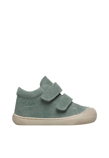 Chaussures en suède cocoon vl Gris-bleu-orange+Sage-orange 6 - vertbaudet enfant 