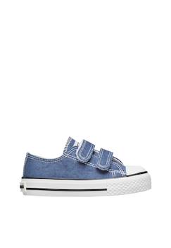 Chaussures-Baskets en tissu avec fermeture scratch ayasy vl.