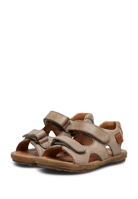 Sandales en cuir sky Beige-+Bleu clair-+Cognac-+Marine-+Orange-+Vert clair- 5 - vertbaudet enfant 