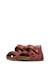 Sandales en cuir avec boucle et scratch bea Beige-+Bleu-+Gris-+Jaune-+Marine-+Marron-+Orange-+Rose-+Rouge- 45 - vertbaudet enfant 