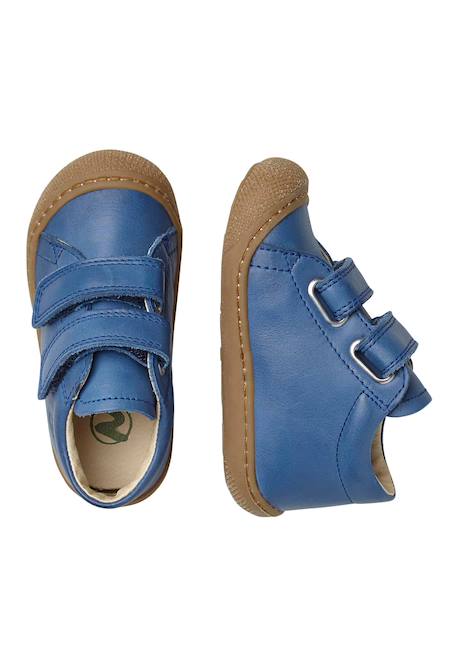 Chaussures en cuir cocoon vl Bleu-bleu ciel-+Bleu-marron-+Caramel-+Jaune-+Marine-+Marron-beige+Vert clair-+Vert-marron- 9 - vertbaudet enfant 