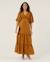 Robe de grossesse et d'allaitement claudette Camel+Petunia 3 - vertbaudet enfant 
