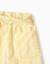 Pantalon à jambe large en coton à rayures Jaune clair 3 - vertbaudet enfant 