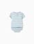 Haut et short en maille à rayures Blanc 2 - vertbaudet enfant 