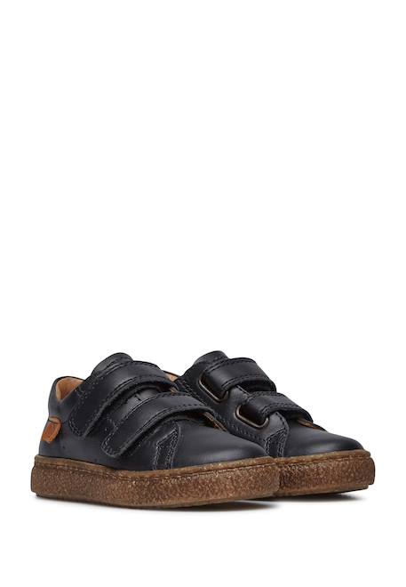 Baskets en cuir carex vl Gris tourterelle-+Marine-+Noir- 12 - vertbaudet enfant 