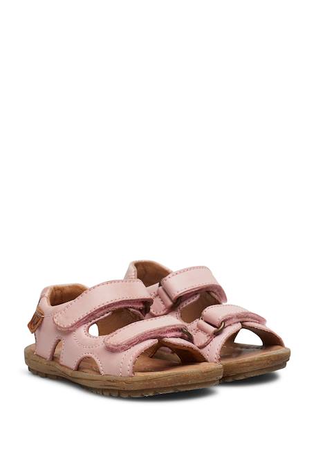 Sandales en cuir sky Rose- 2 - vertbaudet enfant 