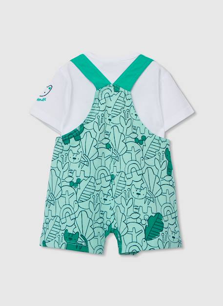 Ensemble en maille imprimé bébé coton Multicolore 2 - vertbaudet enfant 