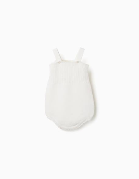 Bébé-Salopette, combinaison-Barboteuse en maille avec détail ajouré