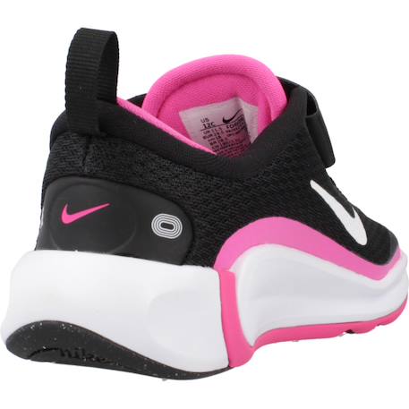 Baskets enfant fille en textile Blanc+Noir+Noir blanc+Noir rose+Noir vert 21 - vertbaudet enfant 