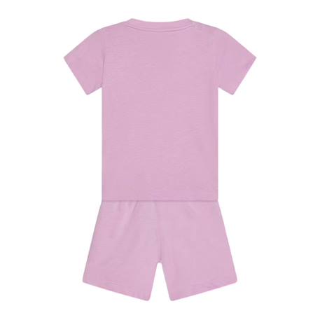 Ensemble fille - short et t-shirt Rose 2 - vertbaudet enfant 