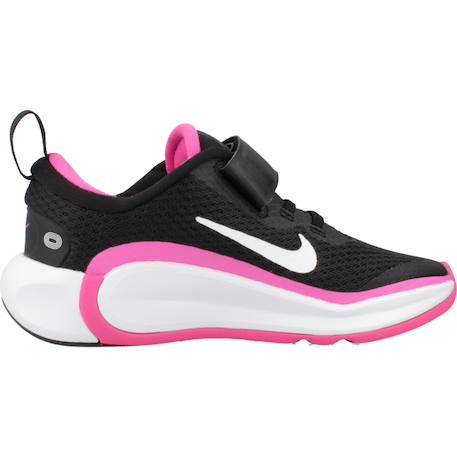 Baskets enfant fille en textile Blanc+Noir+Noir blanc+Noir rose+Noir vert 19 - vertbaudet enfant 