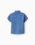Chemise à manches courtes en jean avec poche Bleu 2 - vertbaudet enfant 