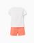 T-shirt en coton et short avec imprimé mickey Orange sombre 2 - vertbaudet enfant 