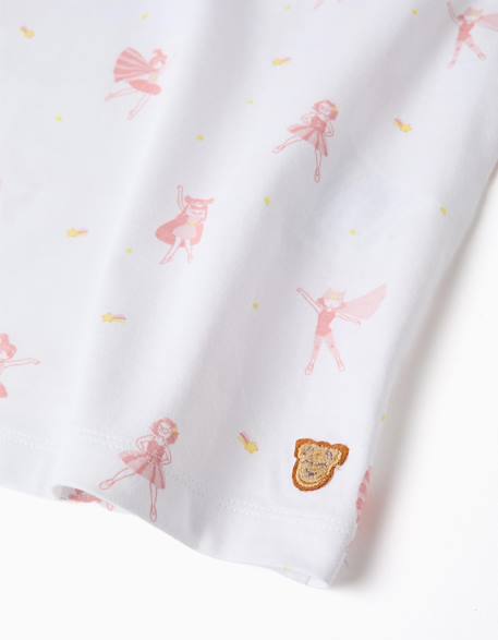 Pyjama à manches courtes en coton avec motif de super-héroïne Multicolore 3 - vertbaudet enfant 