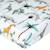 Drap housse berceau en coton safari Safari, vert, gris, blanc 5 - vertbaudet enfant 