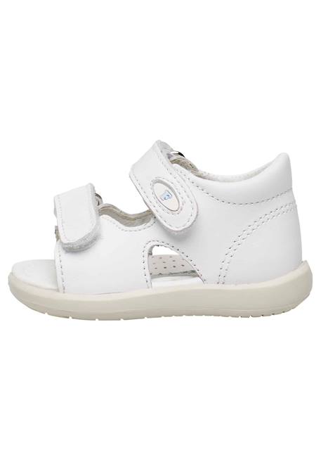 Sandales ouvertes à scratch new river Blanc-+Rose- 3 - vertbaudet enfant 