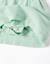 Robe salopette en coton et lin Vert clair 4 - vertbaudet enfant 