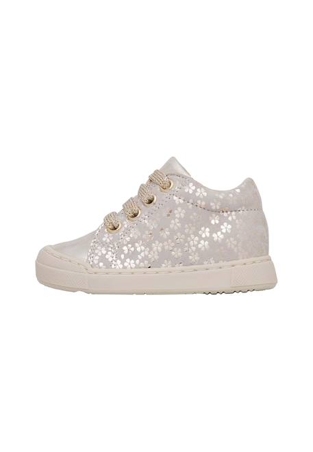 Baskets en suède snopes zip Beige-platin- 3 - vertbaudet enfant 