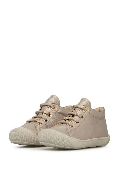 Chaussures en cuir metallisé cocoon Rose chair- 5 - vertbaudet enfant 