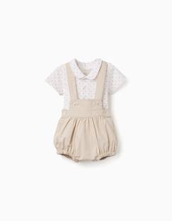 -Ensemble body et combinaison en coton