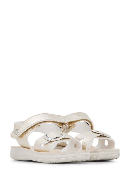 Sandales en cuir kimama Argent-+Or- 7 - vertbaudet enfant 