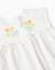 T-shirt en coton avec fleurs + short en jean Beige clair 2 - vertbaudet enfant 