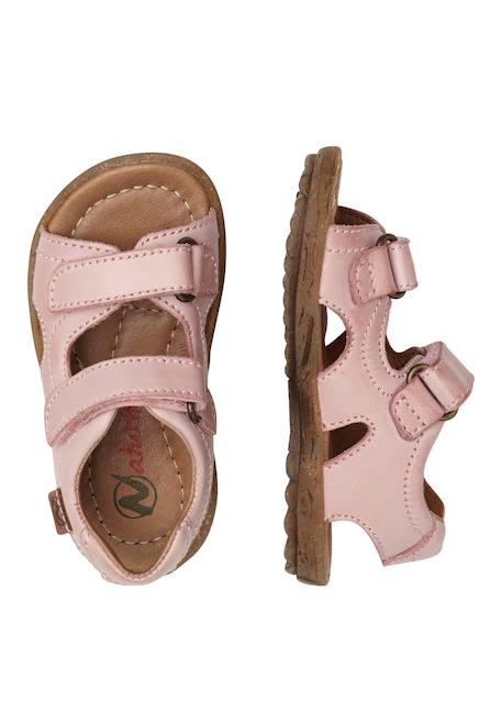 Sandales en cuir sky Rose- 4 - vertbaudet enfant 